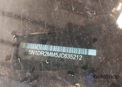 2018 Nissan Pathfinder Sv from USA, damaged, VIN 5N1DR2MM5JC635212